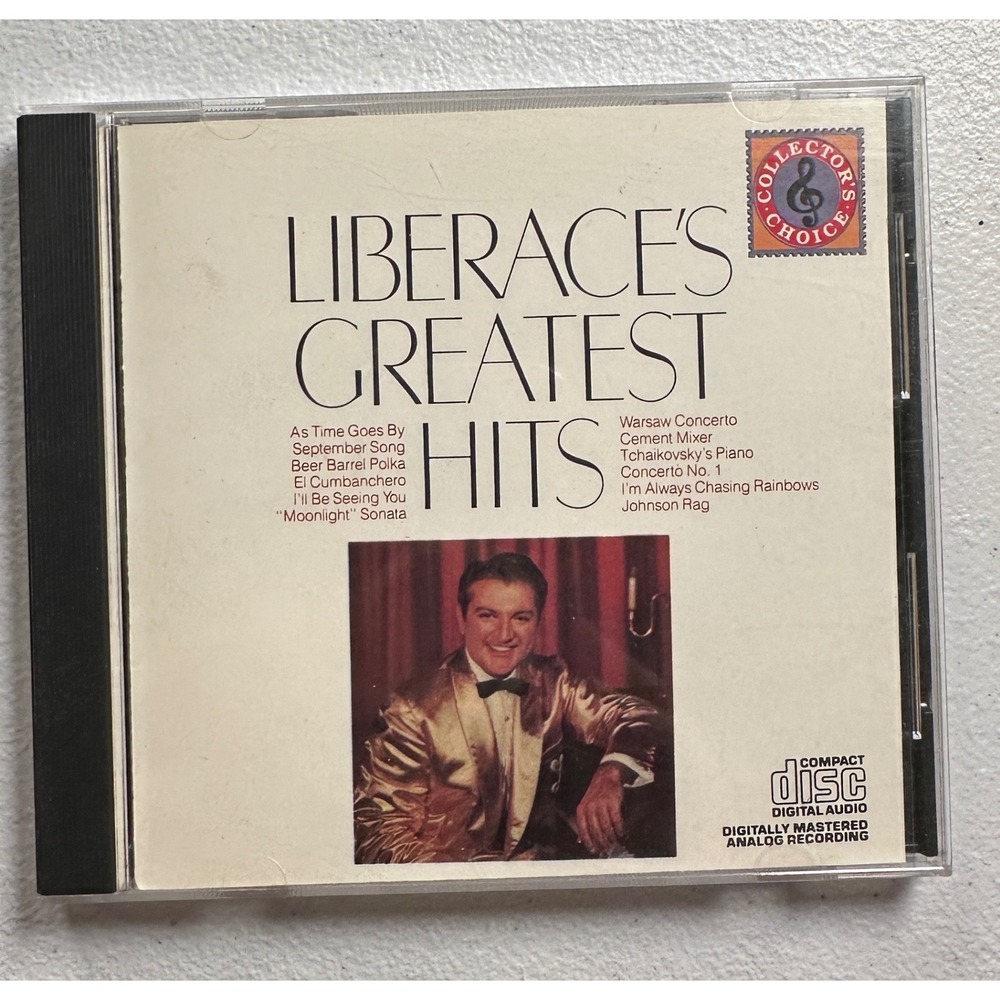 Liberace Greatest Hits CD Vintage Columbia Records Piano Pop Easy Listening